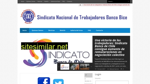 sindicatobancobice.cl alternative sites
