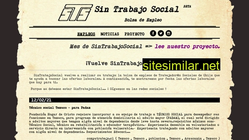 sintrabajosocial.cl alternative sites