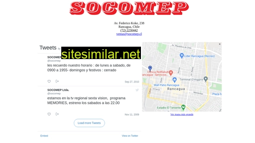 socomep.cl alternative sites