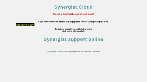 default.synergist.cloud alternative sites