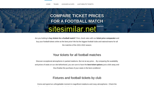 footballticket.club alternative sites