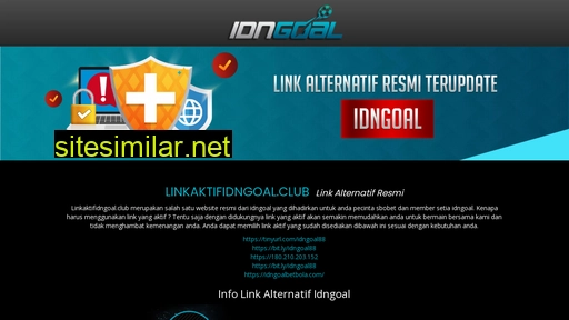 linkaktifidngoal.club alternative sites