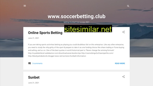 soccerbetting.club alternative sites