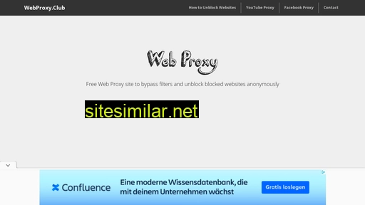 webproxy.club alternative sites