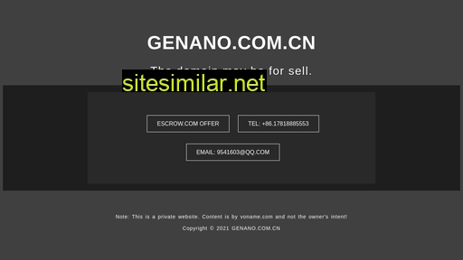 genano.com.cn alternative sites