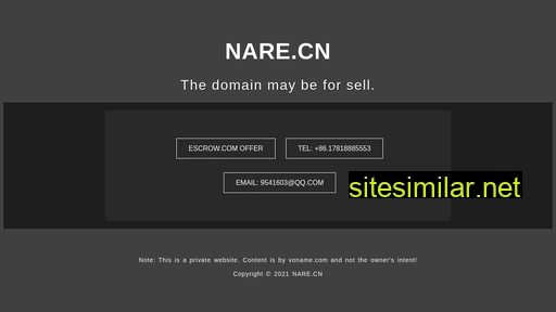 nare.cn alternative sites