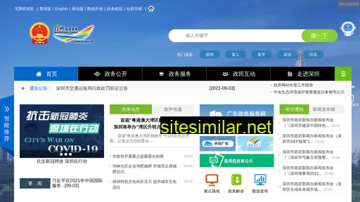 shenzhen.gov.cn alternative sites