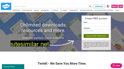 twinkl.com.cn alternative sites