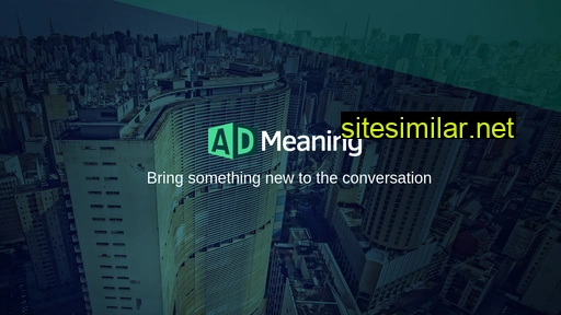 admeaning.co alternative sites