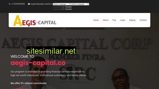 aegis-capital.co alternative sites