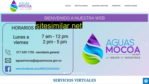 aguasmocoa.gov.co alternative sites