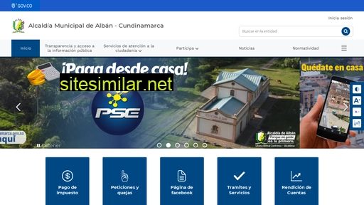 alban-cundinamarca.gov.co alternative sites