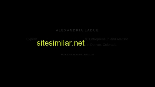 alexandrialadue.co alternative sites