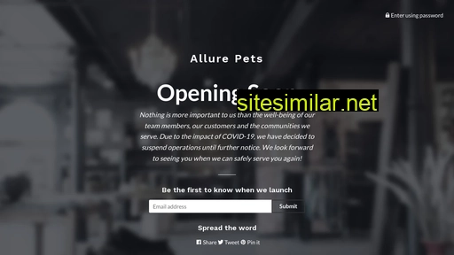 allurepets.co alternative sites
