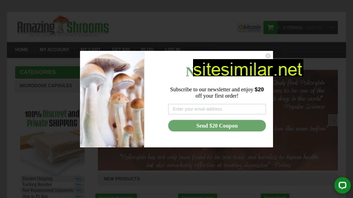 amazingshrooms.co alternative sites