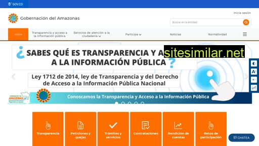 amazonas.gov.co alternative sites