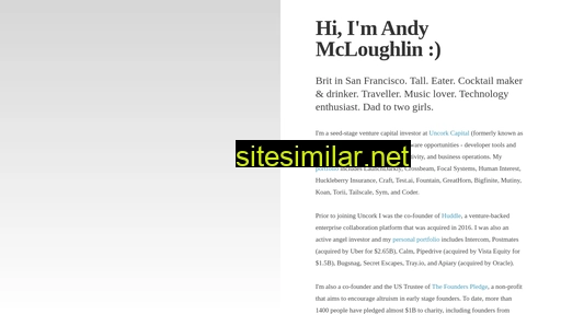 andymcloughlin.co alternative sites