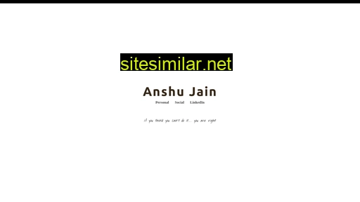 Anshu similar sites
