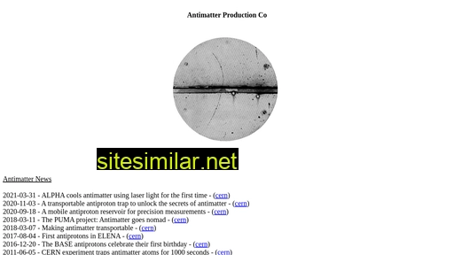 antimatterproduction.co alternative sites