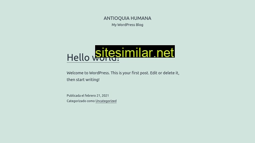 antioquiahumana.com.co alternative sites