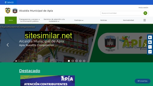 apia-risaralda.gov.co alternative sites