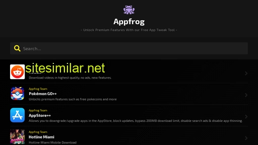 appfrog.co alternative sites