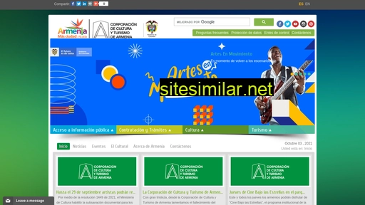 armeniaculturayturismo.gov.co alternative sites