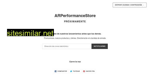 arperformance.com.co alternative sites