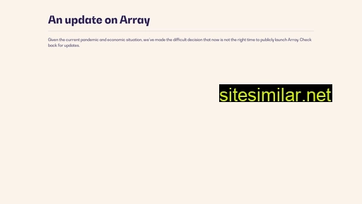 arrayapp.co alternative sites