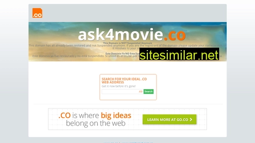 ask4movie.co alternative sites