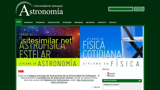 astronomia-udea.co alternative sites