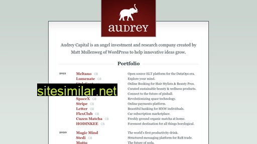 audrey.co alternative sites