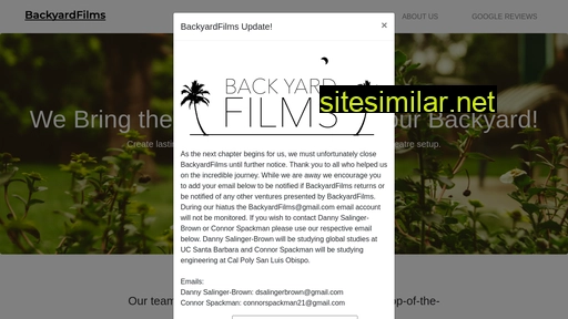 backyardfilms.co alternative sites