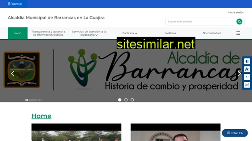 barrancas-laguajira.gov.co alternative sites