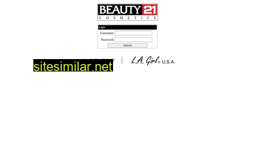 Beauty21 similar sites