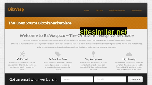 bitwasp.co alternative sites