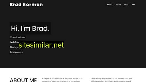 bradkorman.co alternative sites