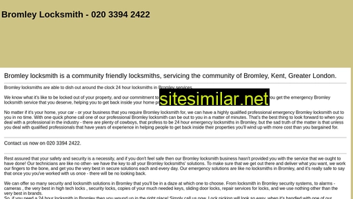 bromleylocksmith.co alternative sites