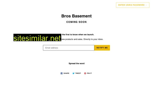 brosbasement.co alternative sites