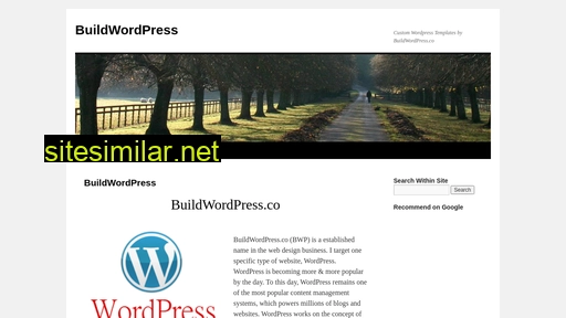 Buildwordpress similar sites