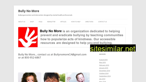 bullynomore.co alternative sites