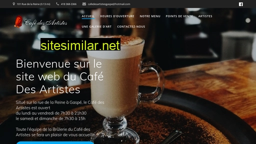 cafedesartistes.co alternative sites