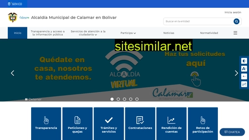 calamar-bolivar.gov.co alternative sites
