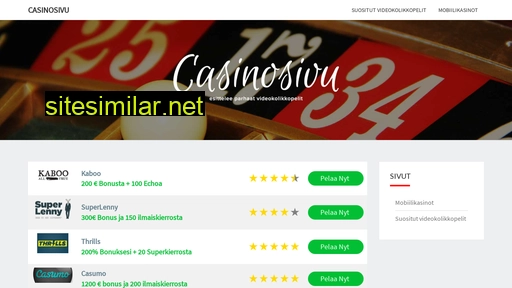 casinosivu.co alternative sites