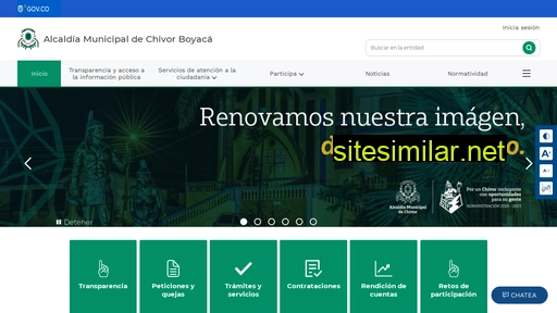 chivor-boyaca.gov.co alternative sites