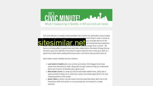 Civicminute similar sites
