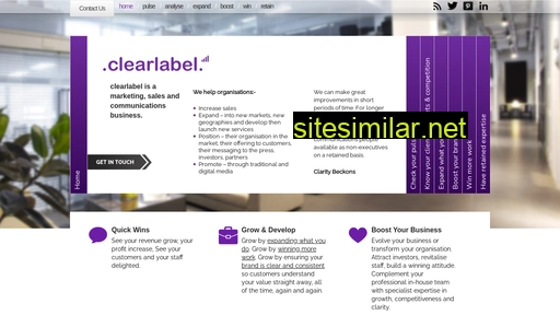 Clearlabel similar sites