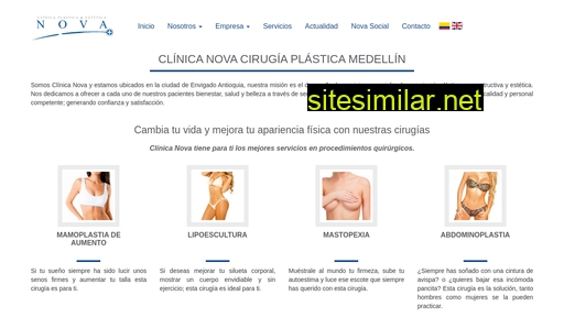 clinicanova.com.co alternative sites