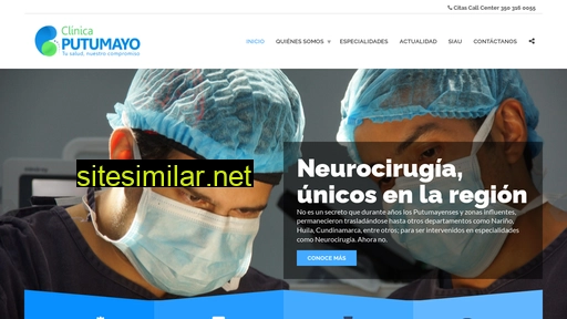 clinicaputumayo.com.co alternative sites