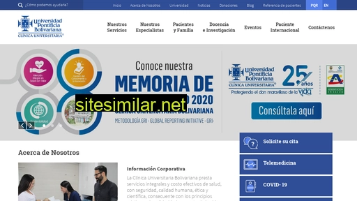 clinicauniversitariabolivariana.org.co alternative sites